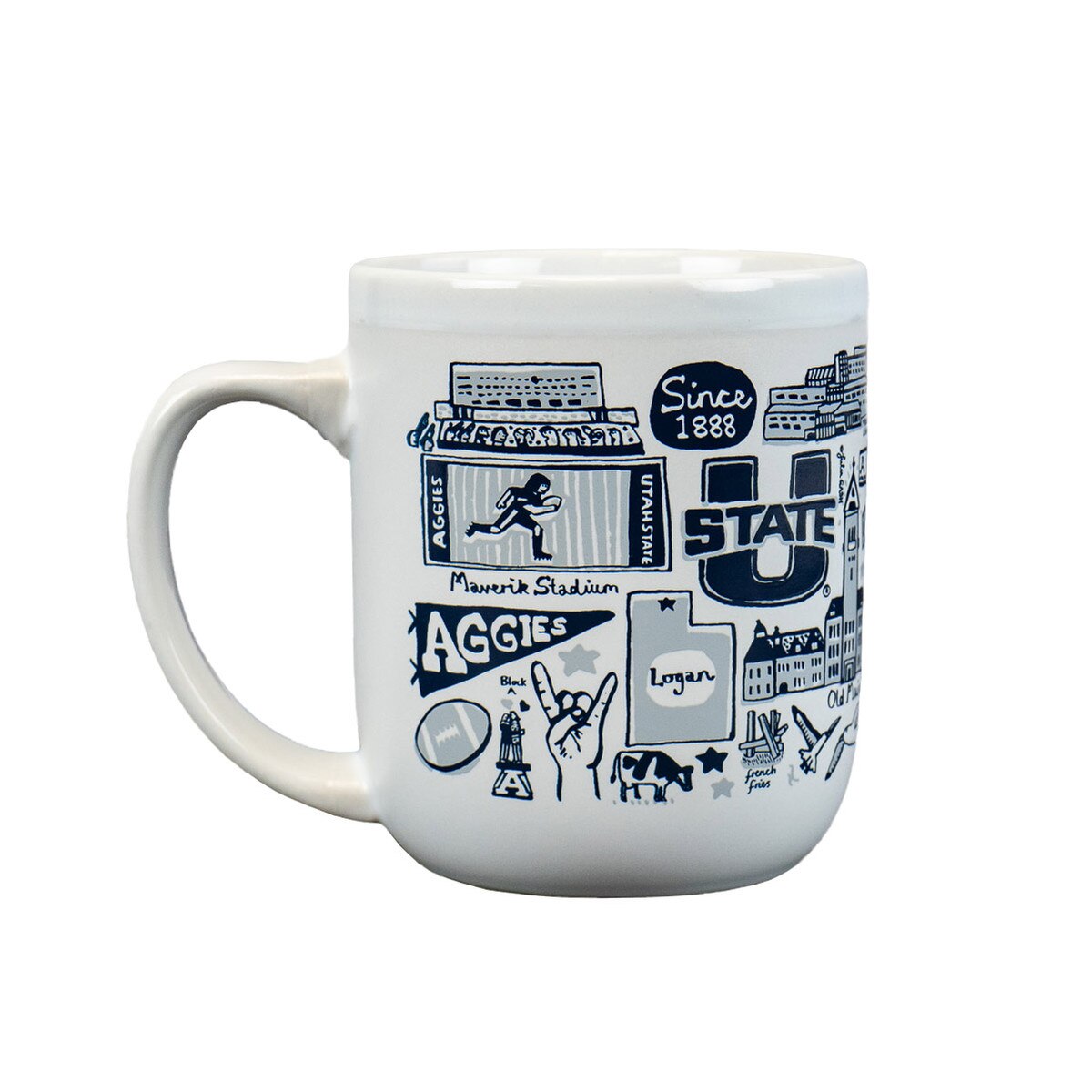 MUG HOPE JULIA GASH UTAH STATE 16 OZ